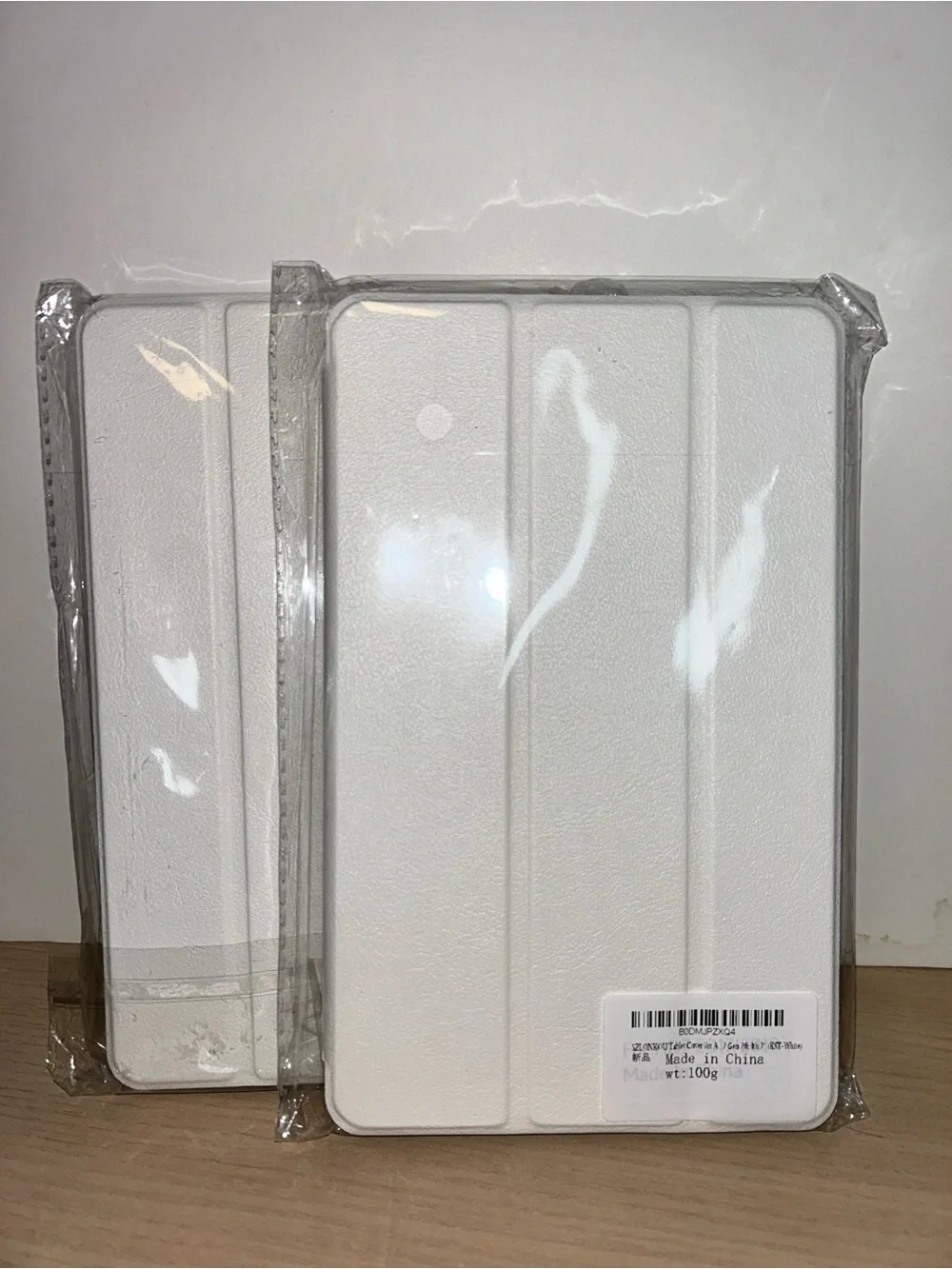 White Tablet Smart Cover Case - Compatible Accessory